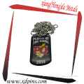 Printed Metal Dogtag with Chain (HST-DTS-121)